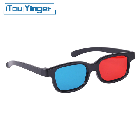2Pcs/lot High Quality Red Blue 3D Dimensional Glasses for 3D DVD Home Theater Movie Cinema Game Projector Passive 3D glasses ► Photo 1/6