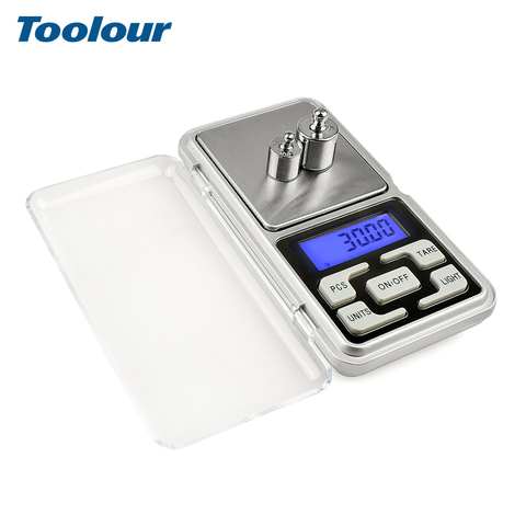 Toolour 500gx0.01g Mini Pocket Digital Electronic Scale for Gold Sterling Silver Jewelry Scales LCD Display Units Balance Tool ► Photo 1/6
