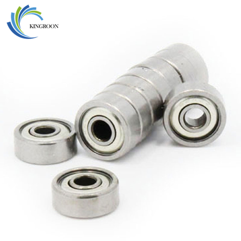 KINGROON 10PCS 624 624Z 624ZZ Ball Bearing 4*13*5 mm Chrome Steel Bearing  Deep Groove Steel Sealed 3D Printer Ball Bearings ► Photo 1/6