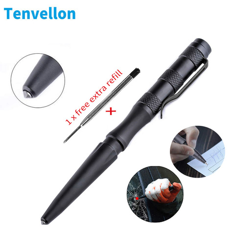 Tenvellon Tactical Pen Self Defense Supplies Simple Package Tungsten Steel Security Protection Personal Defense Tool Defence EDC ► Photo 1/6