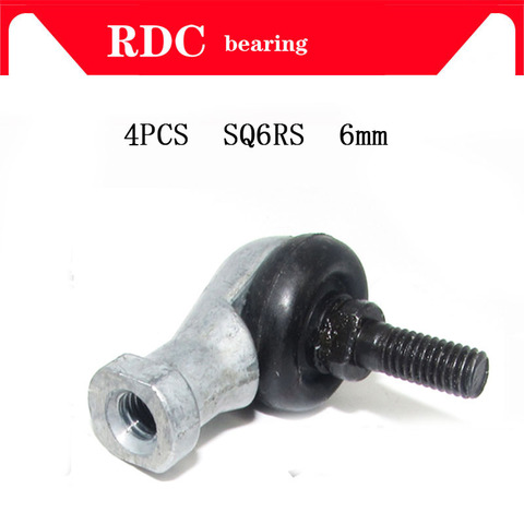 High quality 4pcs/lot SQ6 RS  SQ6-RS 6mm Ball Joint Rod End Right Hand Tie Rod Ends Bearing SQ6RS Free Shipping ► Photo 1/6