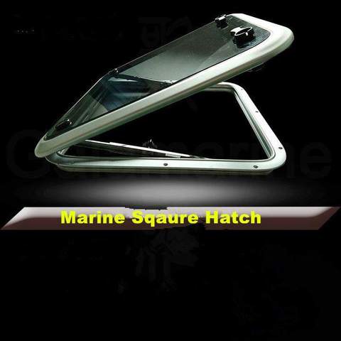 Aluminum Square Deck Hatch Porthole Window With Tempered Glass 8 Sizes For Marine Boat Yacht ► Photo 1/6
