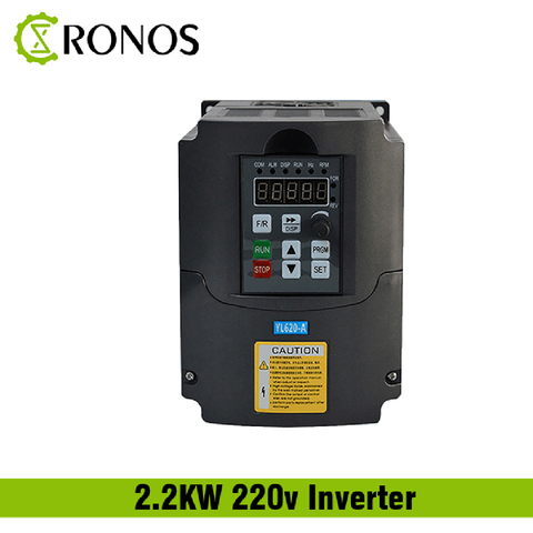 220V 1.5KW 2.2KW Single Phase input and 3 Phase Output Frequency Converter / Adjustable Speed Drive / Frequency Inverter / VFD ► Photo 1/1