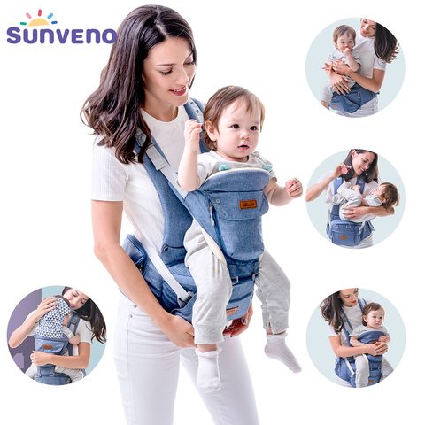 Sunveno New Baby Carriers Ergonomic Baby Carrier Coat Backpack Carrier Stool Hipseat For Newborn Kangaroo Baby Sling 20kg Heaps ► Photo 1/6