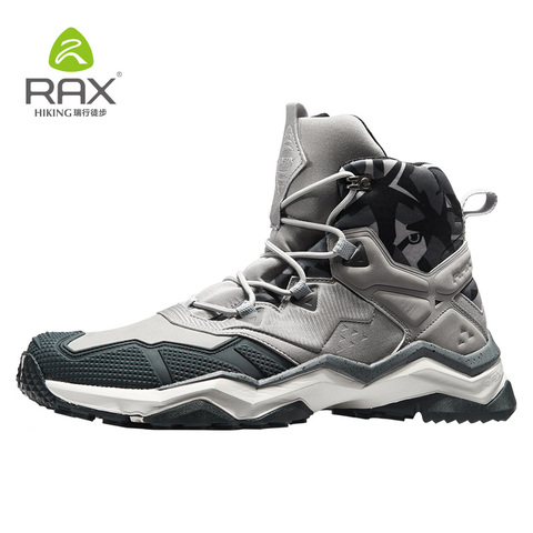 Rax Men Waterproof Hiking Boots Outdoor Professional Mountain Trekking Shoes Leather Tactical Boots for Men Light Hiking Shoes ► Photo 1/5
