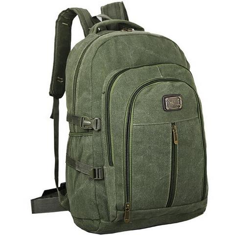 60 liters large capacity canvas backpack men's retro trave backpack student bag ► Photo 1/1