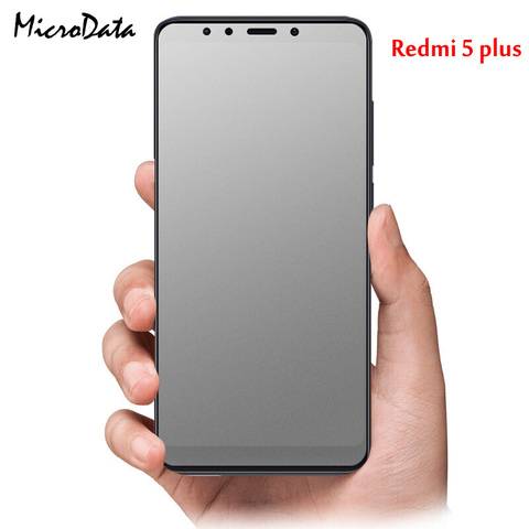 MicroData Matte Glass For Xiaomi Redmi 5 5Plus 5A Tempered Glass No Fingerprint 9H Screen Protector For Redmi 5 Plus Frosted ► Photo 1/6