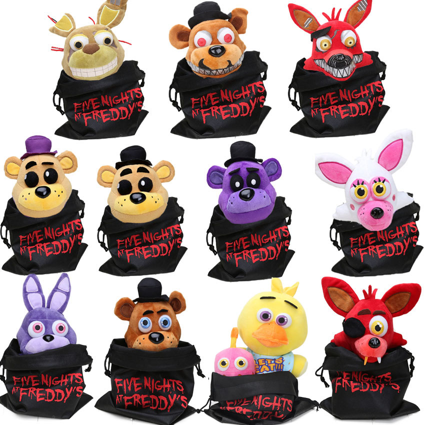 New 25cm Fnaf Plushie Mangle Foxy Freddy Fazbear High Quality Stuffed Plush  Doll Toy Gifts - Movies & Tv - AliExpress