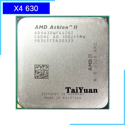 Nog steeds Zeestraat Theoretisch AMD Athlon II X4 630 2.8 GHz Quad-Core CPU Processor ADX630WFK42GI Socket  AM3 - Price history & Review | AliExpress Seller - TaiYuan Store |  Alitools.io