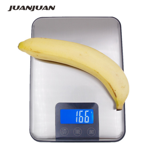 15KG LCD Electronic Kitchen Scales 15kg 1g Stainless Steel Diet