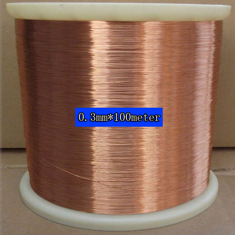 0.3 MM 100m/ pc, QA-1-155 New Polyurethane Enameled Copper wire ► Photo 1/1