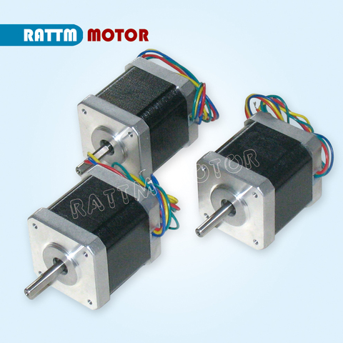 3Pcs 0.9 deg Nema17 stepper motor 48mm 78 Oz-in / 17HM8401C stepping motor 1.8A ► Photo 1/6