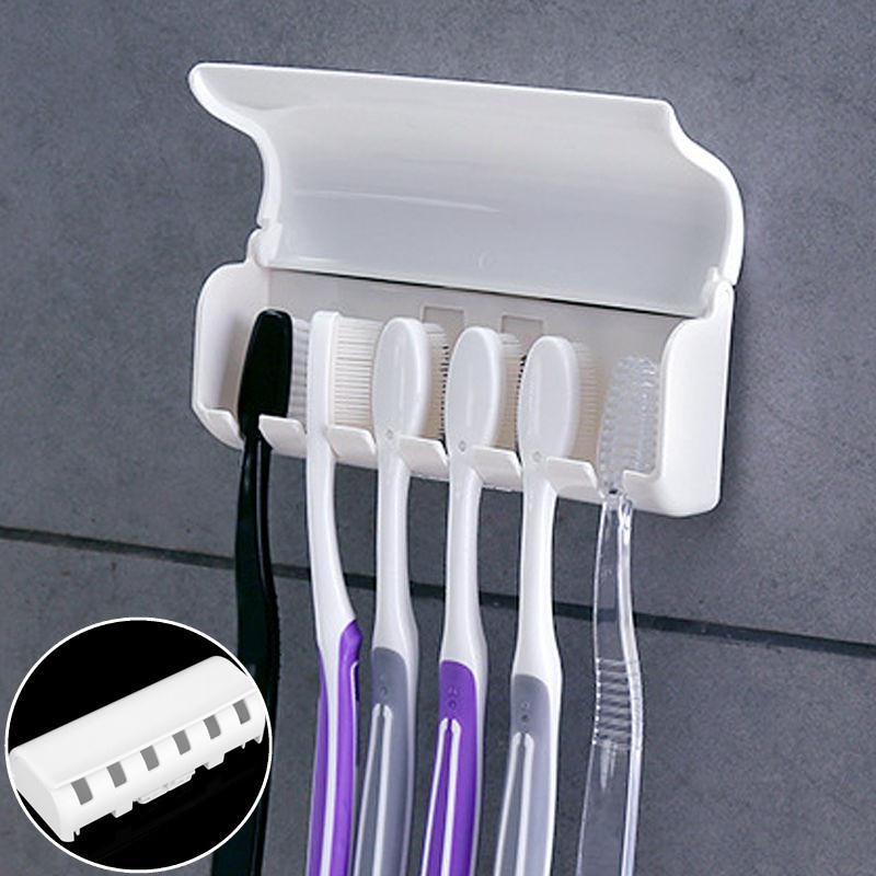 Toothbrush Holder Stainless Steel Wall Mount Rack Bathroom Tool Accessories DB 