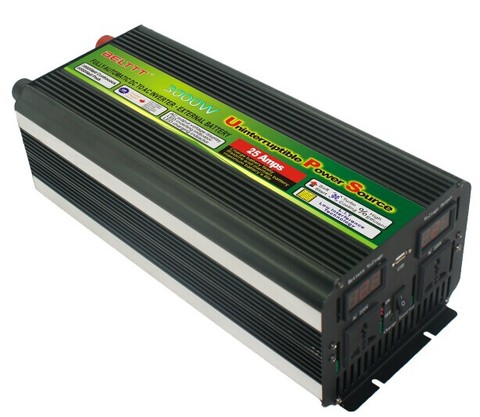 inverter circuit diagram 3000w dc 12v to ac 220v UPS solar  power inverer with ups charger LED display with wire ► Photo 1/1