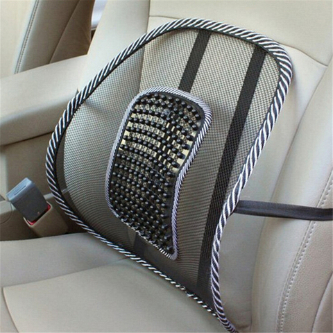 Cool Vent Cushion Mesh Back Lumbar Support Office Home Car Seat Chair Truck  Seat