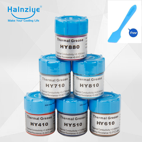 HALNZIYE HY410 HY510 HY610 HY710 HY810 HY880 CPU GPU processor Cooling Cooler Radiator Thermal Grease composite grease silica ► Photo 1/6