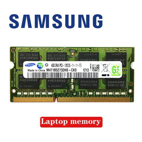 SAMSUNG Laptop Notebook 1GB 2GB 4GB 8GB DDR2 DDR3 PC2 PC3 667MHZ 800MHZ 1333MHZ 1600MHZ 5300S 6400S 10600S 12800S ECC RAM memory ► Photo 1/6