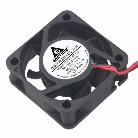 2 pieces Gdstime Cooling Fan 40mm x 15mm DC 12V 1.57 inch 2 Wire 2Pin Connector Small Cooler 40x40x15mm 4015 ► Photo 1/1