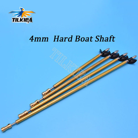 Boat 4mm Stainless Steel  Ship Shaft Drive Shaft +Two Blades propeller +Copper Shaft Sleeve/set ► Photo 1/6