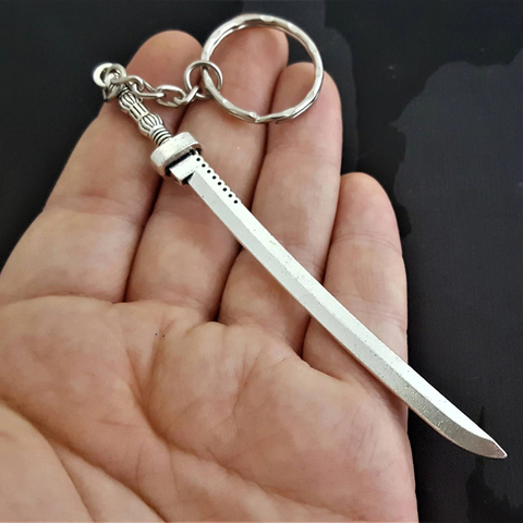 Samurai Sword Keychain inspired by Walking Dead Michonne Zombie Katana Sword Pendent Key Ring Key Chain 30 ► Photo 1/2