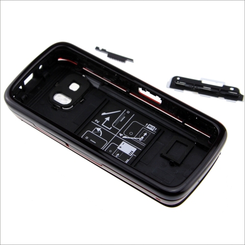 Complete front cover 5800 keyboard for Nokia 5800 battery back cover High quality housing+Keypad ► Photo 1/6