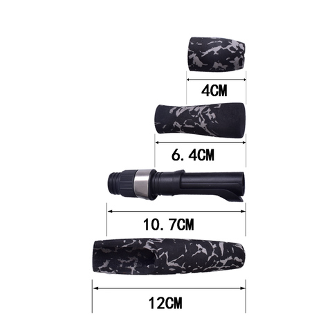 1set kit/pack rod handle grip EVA material Camouflage black spinning/casting reel seat rod refit combo set kit parts ► Photo 1/4