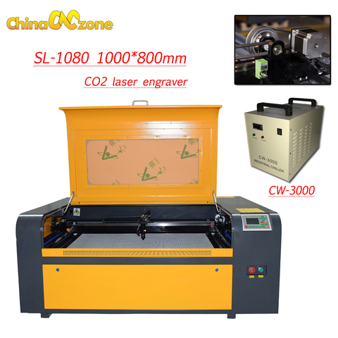 Laser RECI 100w laser engraving machine SL-1080 co2 laser engraving machine 220V laser cutter machine diy CNC engraving machine ► Photo 1/1