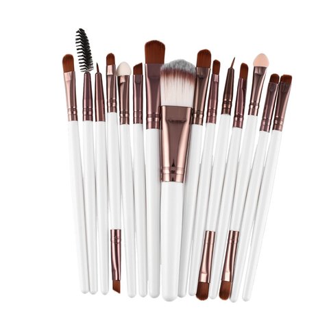 15pcs/set Makeup Brushes Sets Kit Eyelash Lip Foundation Powder Eye Shadow Brow Eyeliner Cosmetic Make Up Brush Beauty Tool ► Photo 1/6