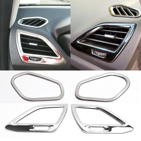 stainless steel interior air AC conditioner decorative cover trims for Lada Vesta sedan universal sport SW Cross ► Photo 1/1