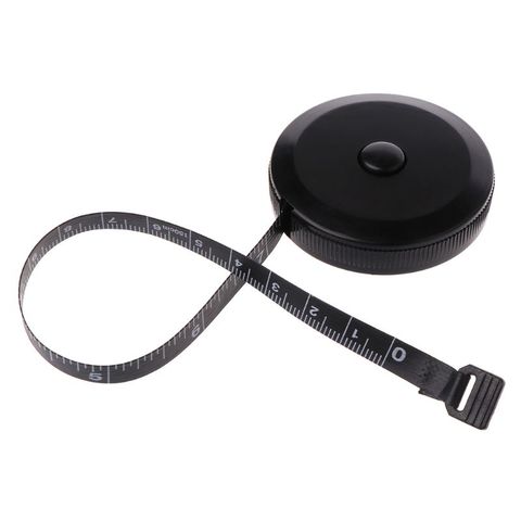 1.5m/60inch Black Tape Measures Dual Sided Retractable Tools Automatic ABS Flexible Mini Sewing Measuring Tape 19QB ► Photo 1/6