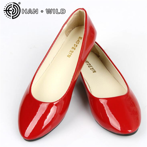 Womens Candy Color Flat Casual Shoes Slip On Sweet Pointy Ballerina Size Casual