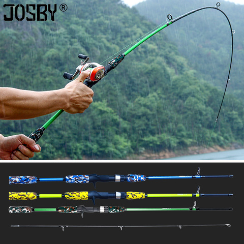 Spinning Casting Hand Lure Fishing Rod Pesca Carbon Pole Canne Carp Fly Gear Reel Seat feeder Ultralight Mini Travel Surf 1.8M ► Photo 1/6