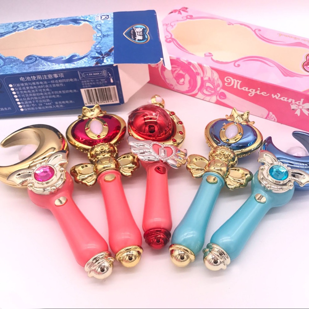 Sailor Moon Proplica Henshin Wand Stick Cutie Rod Kaleido moonscope Spiral Heart 