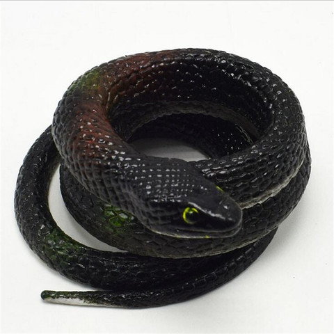 reative gift Realistic Soft Rubber Toy Snake Safari Garden Props Joke Prank Gift About 75cm Novelty and Gag Playing Jokes Toy ► Photo 1/6