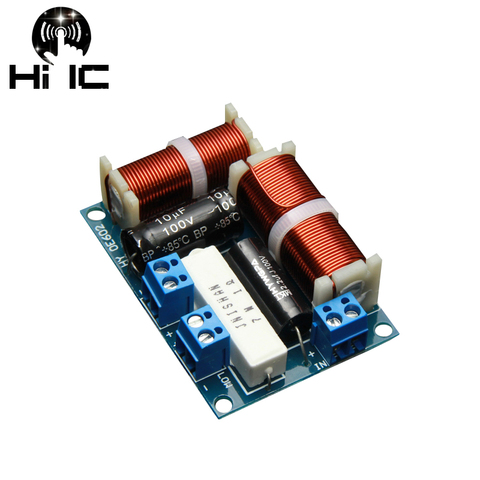 1Pcs /2Pcs 2 Way HiFi Audio Treble + Bass Mini Crossover Speaker Frequency Divider Stereo Crossover Filters 12dB 80W ► Photo 1/5