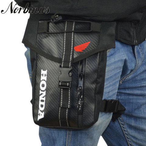 Norbinus Men's Oxford Waist Bag Drop Thigh Leg Bag Pouch Belt Hip Bum Purse Motorcycle Rider Crossbody Messenger Shoulder Bags ► Photo 1/6