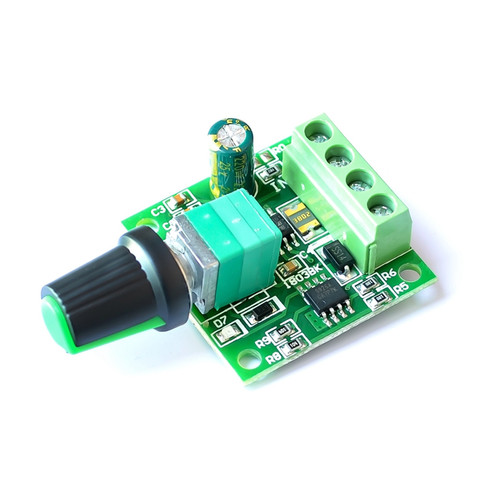 DC 1.8V 3V 5V 6V 12V 2A PWM Motor Speed Controller Low Voltage Motor Speed Controller PWM 0~100% Adjustable Drive Module 1803BK ► Photo 1/1