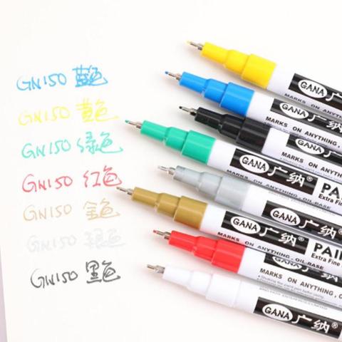 1PC Metallic Marker Pens 8 Colors for Choose 0.7 mm Extra Fine Point Paint Marker Non-toxic Permanent Marker pen DIY Art Marker ► Photo 1/6