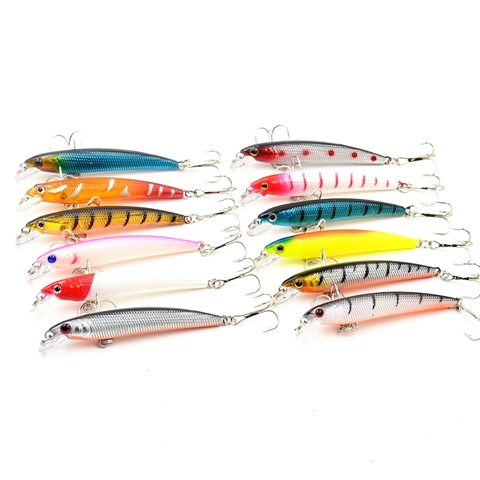 1pcs/lot minnow fishing lure 7.5cm/4.8g isca artificial Pesca hard bait fishing wobblers for bass pike everything for fishing ► Photo 1/6