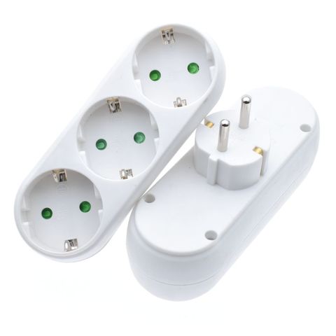 European standard power supply Conversion plug German standard converter Extended socket  250V16A ► Photo 1/1