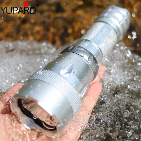 yupard 50 meters waterproof white light yellow light Flashlight Torch underwater diving diver XM-L2 LED T6 LED lamp ► Photo 1/1