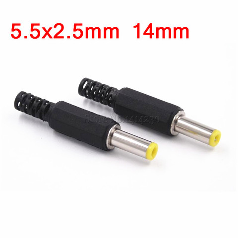 10Pcs DC Plug Male Electrical Socket Outlet DC Outlet 5.5X2.5MM 5.5*2.5 ► Photo 1/2