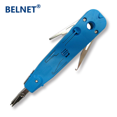 110 wire cutter Telecom pliers long knife krone LSA Punch down tool for AMP patch panelRJ11 telephone module RJ45 network cable ► Photo 1/6