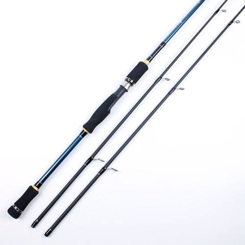 2 tips Spinning Fishing Rod 100% Carbon Surper Hard Fishing Pole 2 Sections Casting Lure Fishing Rod ► Photo 1/6