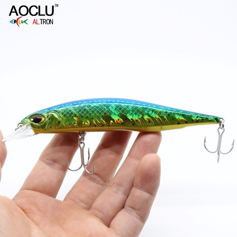 AOCLU jerkbait lures wobblers 13.5cm 18.5g Hard Bait Minnow Crank fishing lure With Magnet Bass Fresh VMC hooks 8 colors lures ► Photo 1/6