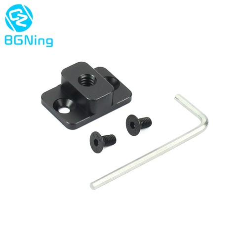 Camera Video Monitor Mounting Plate for Dji Ronin S Replace Mount M4 to1/4 Screw Adapter Extend Port for Monitor Magic Arm ► Photo 1/6