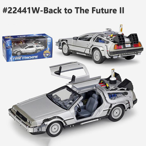 1/24 Scale Metal Alloy Car Diecast Model Part 1 2 3 Time Machine DeLorean DMC-12 Model Toy Back to the Future Fly version Part 2 ► Photo 1/5