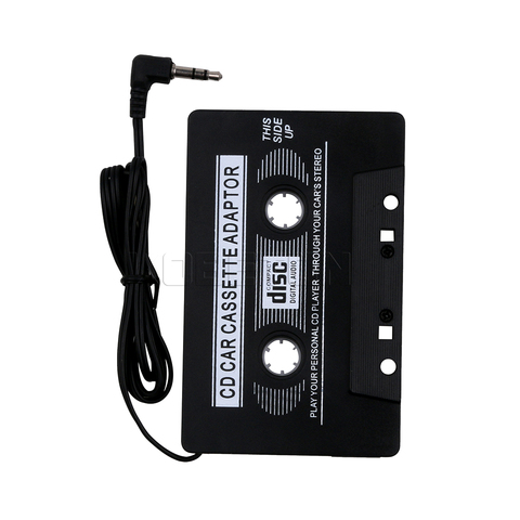 kebidumei Car Cassette Adaptor Disc Digital Audio Tape Black for iPod / MP3 / CD /DVD Player All Audio Devices ► Photo 1/5