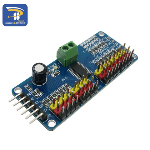 PCA9685 16 Channel 12-bit PWM/Servo Driver-I2C interface Module For Raspberry Pi Shield Module Servo Shield For Arduino Diy Kit ► Photo 1/6