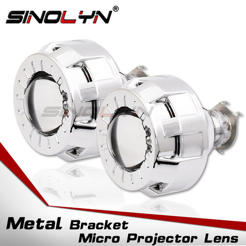 Sinolyn Lenses In Headlights 1.8 Bi-xenon Lens Mini HID Projector For H4 H7 Car Lights Accessories Retrofit Motorcycle DIY Style ► Photo 1/6